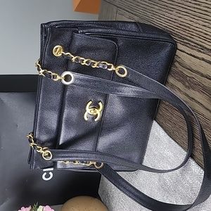 Chanel Shoulder Bag caviar leather